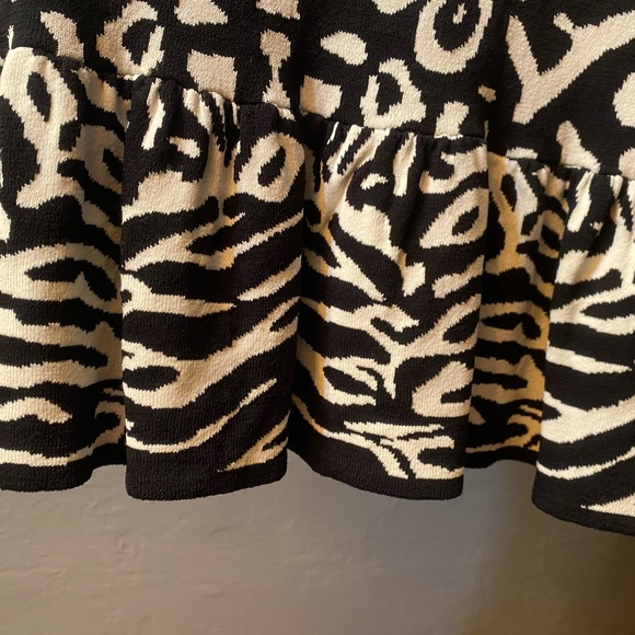 FELICITY & COCO Animal Print Jacquard Sweater Dress - Picture 12 of 16